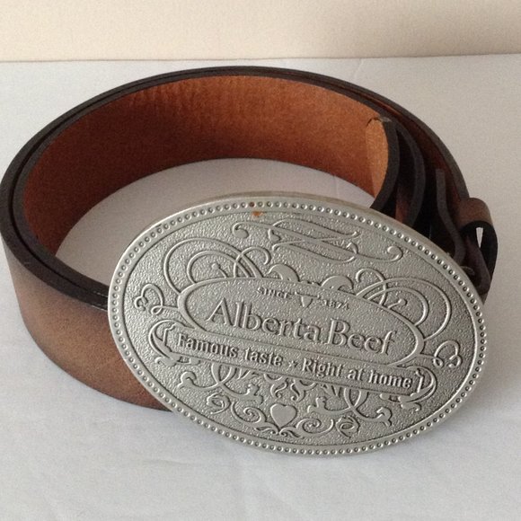 Ariat Other - Ariat Genuine Leather Belt Alberta Beef Metal Buckle A1512002